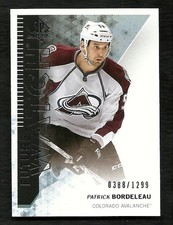 2013-14 SP Authentic Future Watch Rookie 215 PATRICK BORDELEAU Serial #388/1299