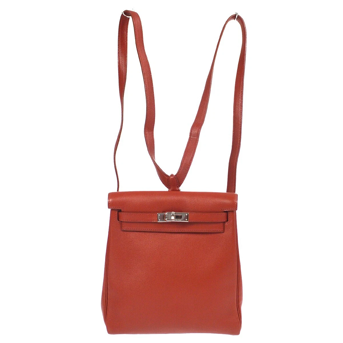 Hermes Sac A Dos Kelly PM Backpack Purse Gulliver P □D Rouge H