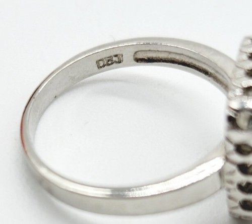 Vintage 925 Sterling Silber Gr. 6,75 Ring silberfarben Mystic Topas DBJ - Bild 8 von 10