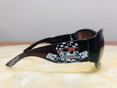 Vintage Ed Hardy Tatoo Eyewear Sunglasses With Case Ed Hardy Vintage Tattoo Eyewear Sunglass Case Only  main image 3
