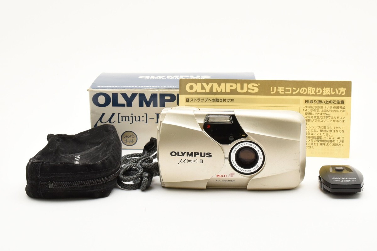 No Leak [N MINT Box ] Olympus μ mju ii Point & Shoot 35mm