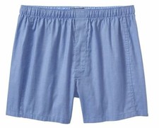 4 MENS SIZE LARGE 36-38 BANANA REPUBLIC COTTON BOXER BASIC BLUE NWT