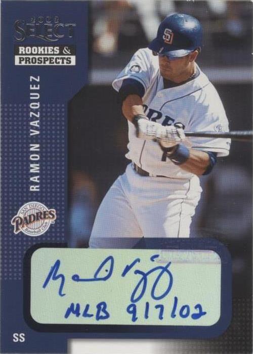 2002 Select Rookies & Prospects - Ramon Vazquez #80 - 1 of 1