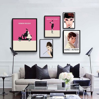 Audrey Hepburn Canvas Poster Painting Wall Art Picture Prints Decor Unframed Ebay