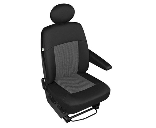 2 x Single Van seat cover fit Volkswagen Transporter T6 - Picture 3 of 6