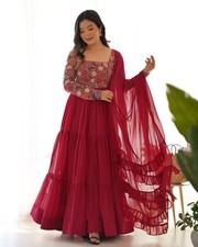 Salwar Kameez Pakistani Indian Wedding Party Wear Dress Bollywood Anarkali Suit
