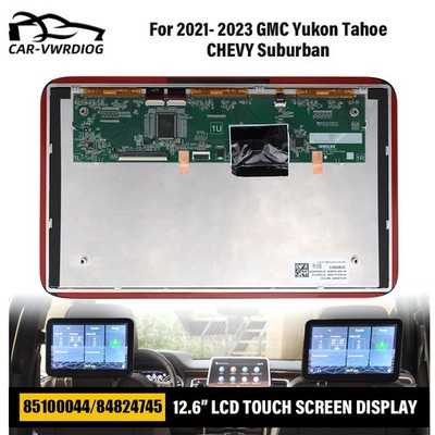 12.6'' LCD Display Screen For Cadillac Escalade GMC Yukon XL Headrest Back Seat