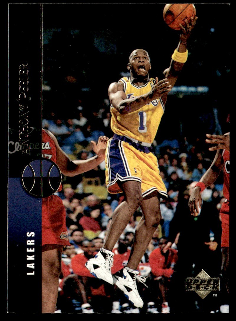 1993-94 Upper Deck Anthony Peeler Lakers Card #65 NBA Collectible