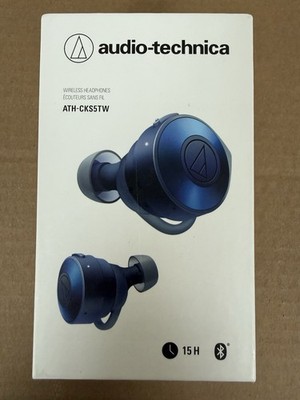 Audio-Technica ATH-CKS5TW Wireless In-Ear Headphones Blue New Open Box