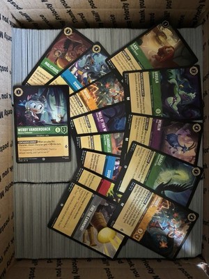 Disney Lorcana Bulk Lot 4200 Cards TCG Commons Uncommons First Chapter Set 1-12