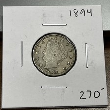 1894 Liberty Head V Nickel Coin Collection