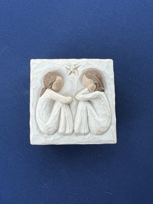Vintage Willow Tree Friendship Trinket Box   2003 Susan Lordi Forever Friends