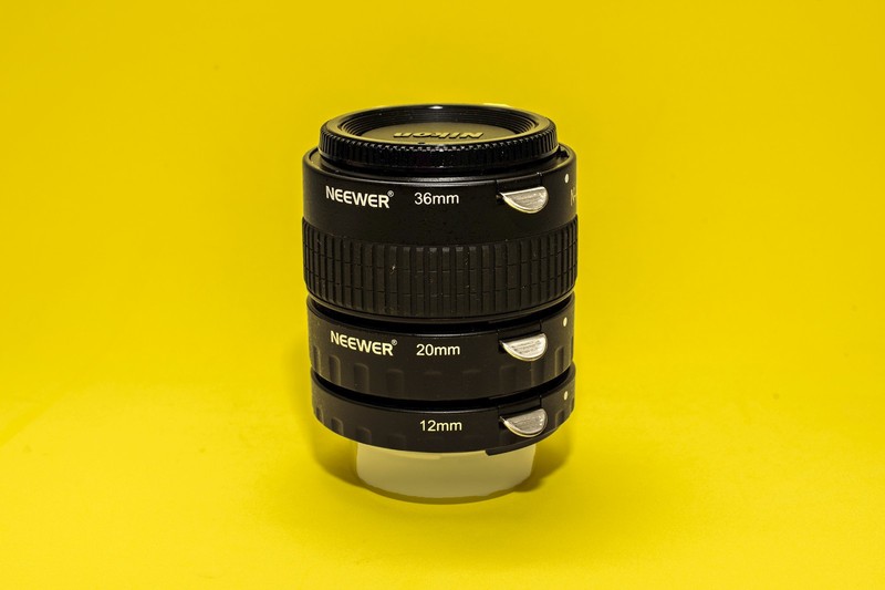Extension Tubes Set 12mm 20mm 36mm for Nikon F Macro Photography