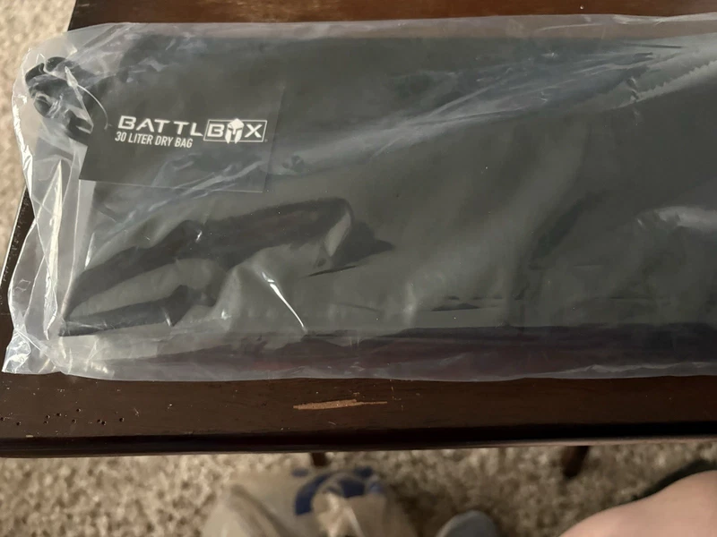 30L Gray Dry Bag with Internal Pocket and