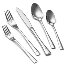 Heavy Duty Silverware Set for 8, 40-Piece 18/10 Stainless Steel Flatware Set,...