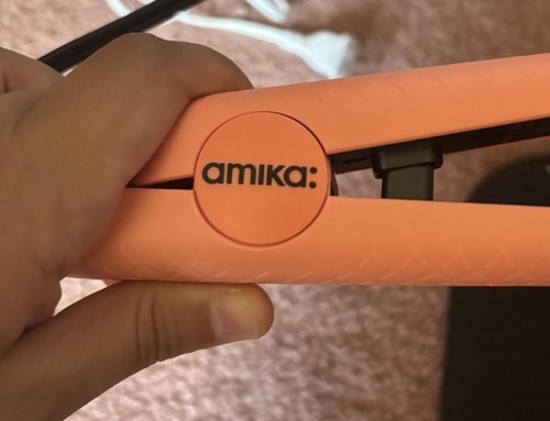 Amika Hair Straightener Ceramic Styler 1" Inch Flat Iron AM5570 Pink Coral 450 - Bild 6 von 9