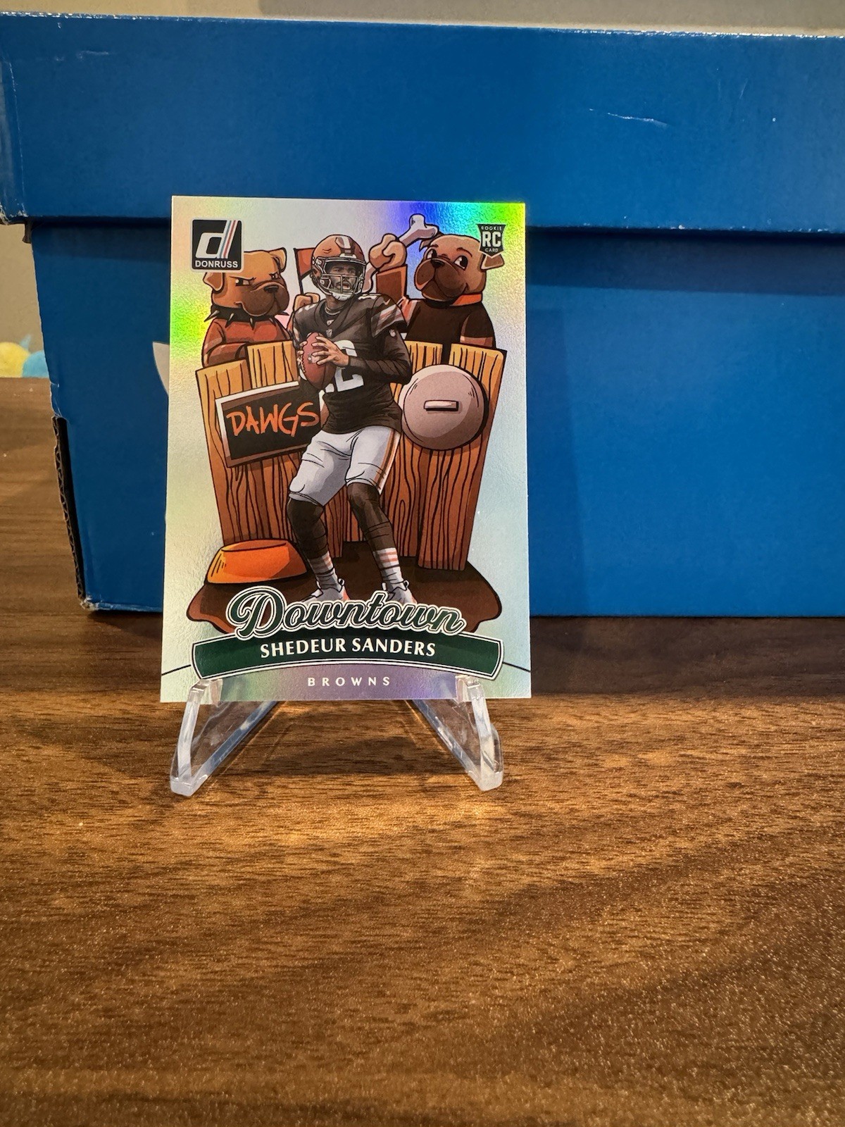 Shedeur Sanders 2025 Panini Donruss Downtown  SSP Case Hit Rookie #17 RC Browns