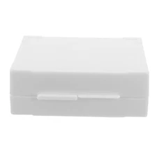  Plastic Slide Storage Box: 25 Slots Laboratory Microscope Slide Holder -