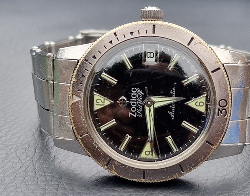 ZODIAC Sea-Wolf Automatic watch, Great condition Working. - Picture 4 of 23
