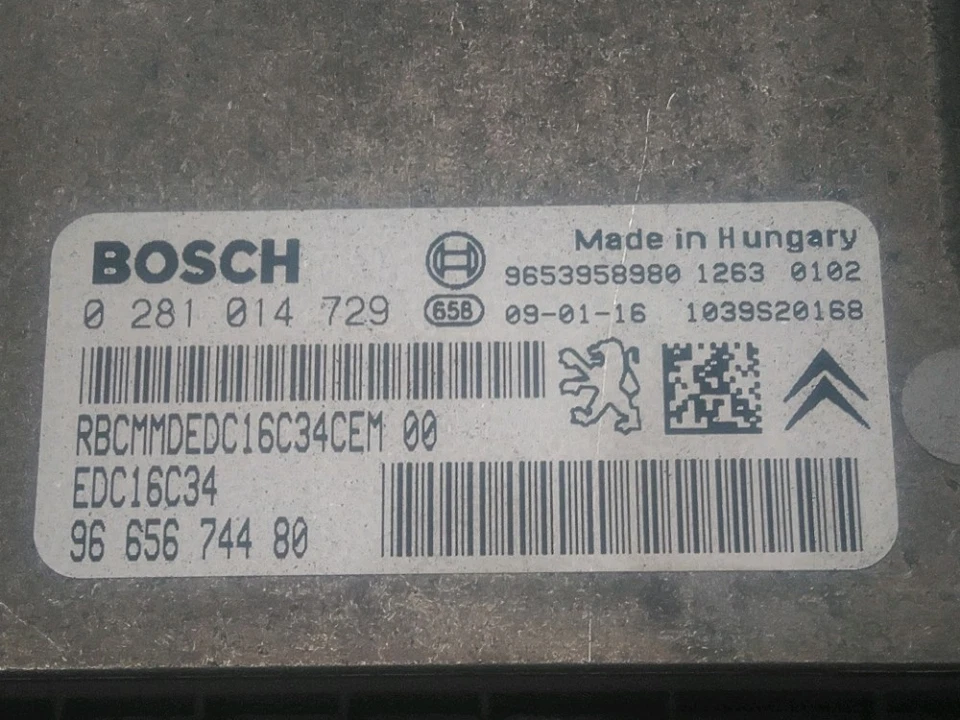 ECU Citroën C4 Picasso (UD/UE/UF) 2009 1943PY #A104_13210501156436 - Immagine 2 di 2