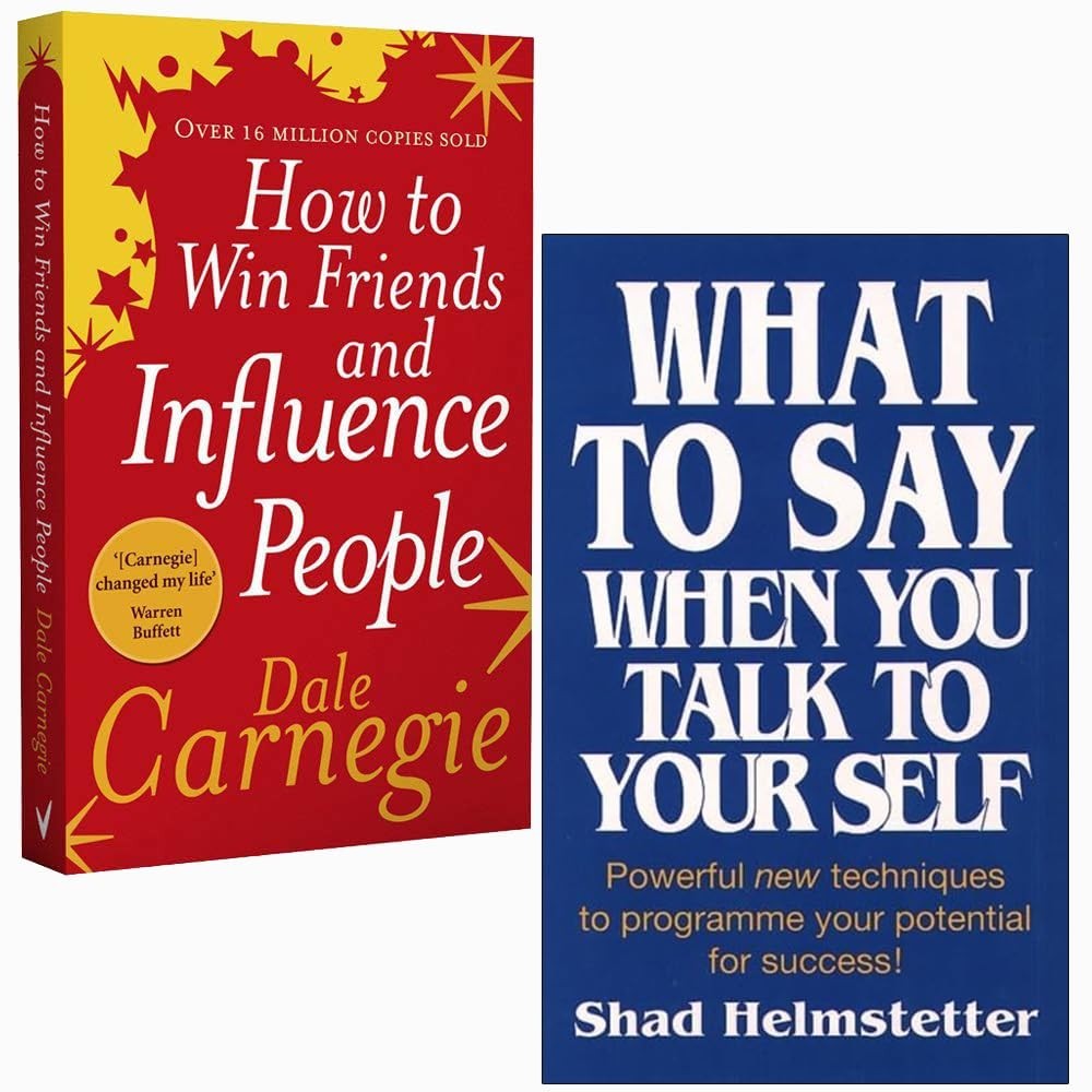 What to Say When You Talk to Your Self,How to Win Friends Influence 2 Books Set