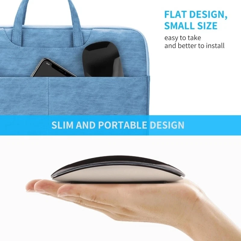 Bluetooth 5.0 Wireless Mouse Silent Multi Arc Touch Mice Ultra-Thin Magic Mouse - Image 2 of 4