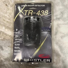 New Whistler TR-658 Laser Radar Detector Black Sealed