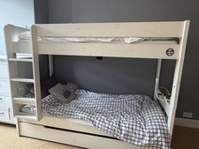 Stompa Originals White Detachable Multi Bunk Bed and Trundle (with 2 Mattresses)