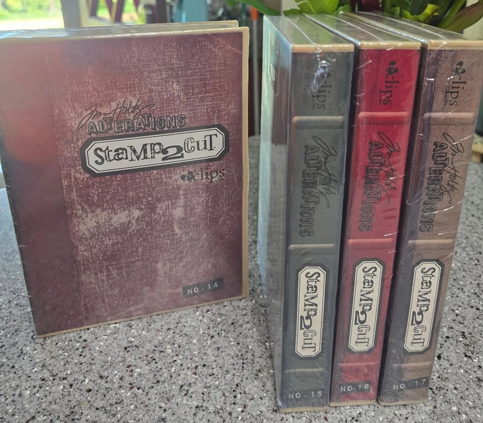 Cartucho Sizzix eclips Stamp2Cut de Tim Holtz paquete 14-17 Foto 2 de 3