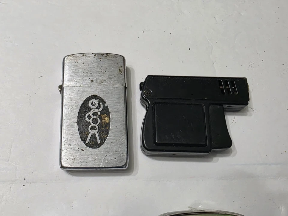 Vintage Lighter Lot Winston Camel Firebird Torch Zenith Continental  - Image 4 of 4