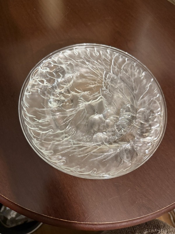 Vintage Clear by KIG Indonesia 7.25” salad/dessert plates 