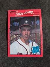 1990 Donruss - Rated Rookie Steve Avery #39 Atlanta Braves Baseball Card. rookie card picture