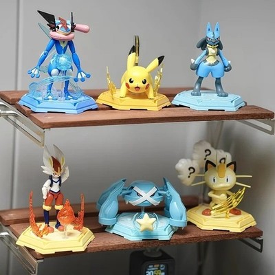 KEEPPLEY Pokemon Original Action Figure Building Blocks Pikachu Greninja Lucario