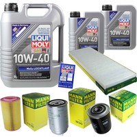 Mann Inspektionspaket 7L Liqui Moly Leichtlauf 10W-40 FüR Fiat Ducato