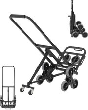 3 in 1 Folding Stair Climbing Cart Hand Truck Dolly 550 LBS for Transport Moving
