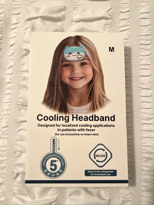 Reusable Cooling Headband for Kids   Fever & Headache Relief   Size M