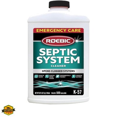Septic System Cleaner: 32 Ounces, Cleans and Maintains Septic Systems for Opt...