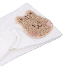 (White)ACOGEDO Soft Cotton Elastic Baby Headbands With Cartoon Pattern For