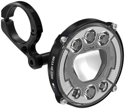 Lezyne Mega HB E2000 Ebike Headlight - 600/2000 Lumen, STVZO Compliant, Black