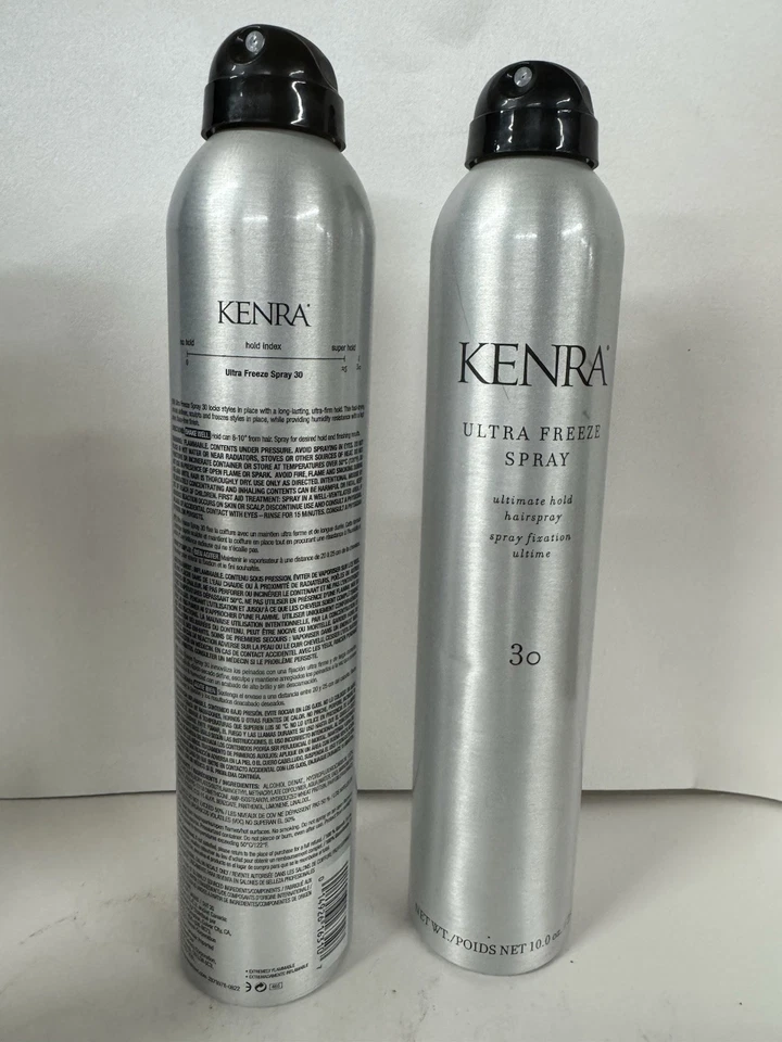 3 Pack Kenra Ultra 30 Ultimate Hold Freeze Hair Spray - 10oz - Image 4 of 4