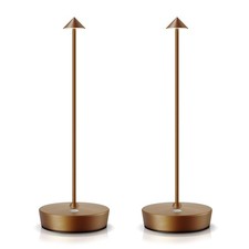 2 Pack Cordless Table Lamps Rechargeable, 6000mAh Battery Operated Waterproof...