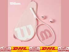 WILSON Sakura Pink Intrigue Special Edition Recreational Racket Cover Strung DHL