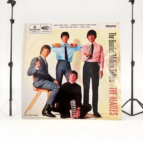 THE BEATLES the Beatles' Million Sellers 1980's UK SOLID CENTRE 7" FLIPBACK EP