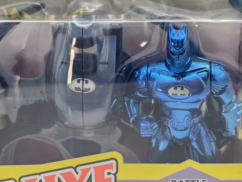 Legends of Batman Flightpak Batman Battle Armadura Metálica 1995 Kenner De Colección NUEVO Foto 2 de 4