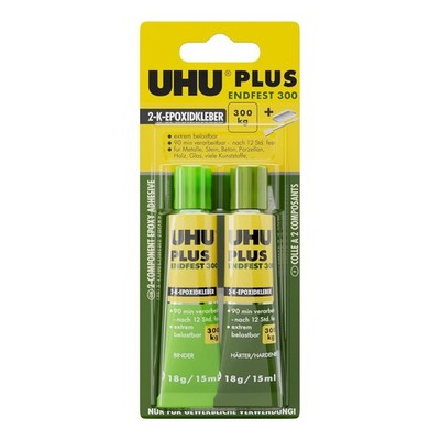 UHU Zweikomponentenklebstoff plus Endfest 300/45640 Inhalt: 33 g