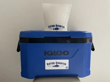 52 qt. CatchCounter MegaCool counting cooler!  Sport Blue!