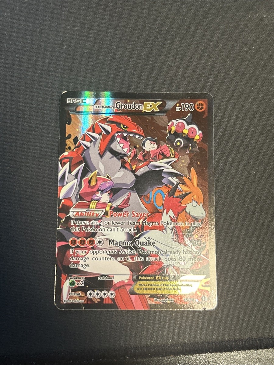 ポケモンカード Groudon EX 2015 GEM MT Pokemon 2015 XY Ancient Origins 97/98 Full Art Primal