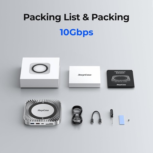 Mac mini M4 Dock, Aluminum Stand and HDMI Hub for Pro... - Bild 8 von 9