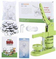 Button Maker Machine 58Mm 2.25 In Installation-Free, DIY Button Pin Maker Mach