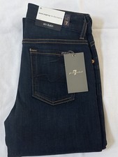 7 For All Mankind Jeans SZ 26 KIMMIE STRAIGHT Leg Women Illusion In Dark Blue